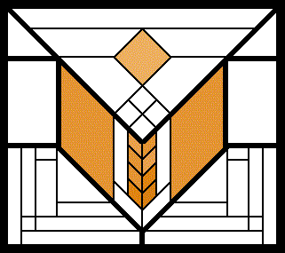 frank lloyd wright stained glass portrait