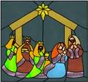 Nativity with Three Kings