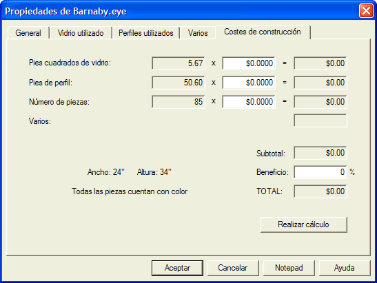 properties dialog box