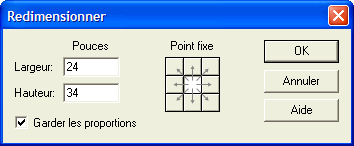 dimension dialog box