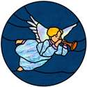 Kid Angel with Trumpet