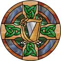 Harp Cross in Circl