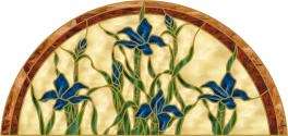 Blue Irises Arch
