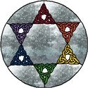 Rainbow Celtic Star