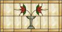 Chalice Floral Transom