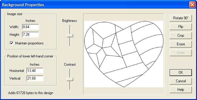 background properties