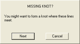 missing knot?